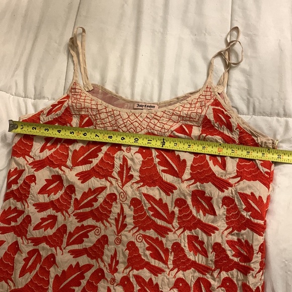 Juicy Couture woman’s little short summer dress with stitched birds - Picture 13 of 15